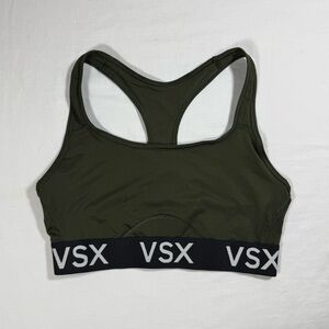Victoria’s Secret‎ Sport VSX Olive Green Racerback Sports Bra Size Medium